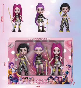 KPop Demon Hunters Girl Group Figurine PVC Ornements Modèle Jouet Boîtes aveugles - Product Image 3