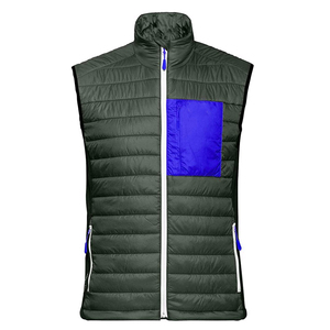 Gilet matelassé pour hommes résistant à l'eau alternatif vêtements d'extérieur compressibles poches zippées couche chaude - Product Image 4