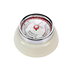 Minuteur de cuisine rétro ZASSENHAUS, crème, diamètre 3 cm, taille 7 cm - Product Image 3