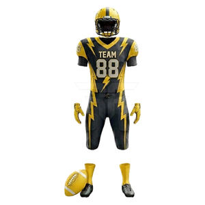 Uniforme de Fútbol Americano Deportivo Premium Cómodo, MOQ Bajo, Logotipo Personalizado, Ligero, Transpirable, Conjunto de Ropa Deportiva Resistente para Equipos - Product Image 1