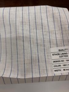 Tela de Lino y Algodón Premium a Rayas para Camisas, 58 Pulgadas de Ancho, Suave y Transpirable para Prendas Masculinas y Femeninas - Product Image 4