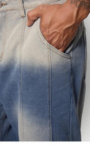 Pantalon large Jeans américains Pantalons pour hommes Pantalons droits à coutures latérales Fabriqué au Pakistan - Product Image 6