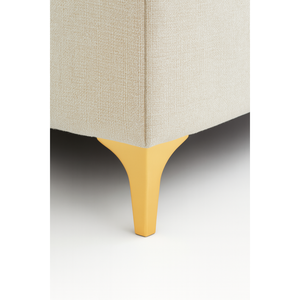 Pata de Mueble Triangular de Plástico Chapada en Oro de 19 cm, Material PP Resistente, Diseño Minimalista para Sala de Estar - Product Image 3