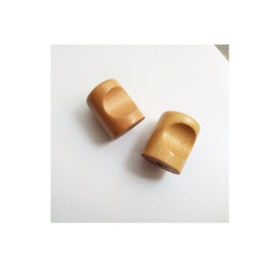 Tiradores de muebles de madera tiradores de cajón tiradores de madera para gabinete con color de madera natural - Product Image 5