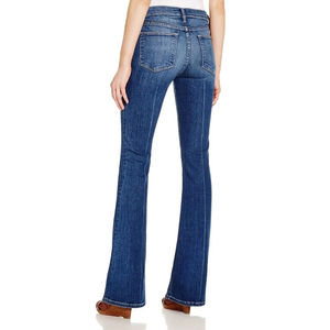 Jeans skinny décontractés pour femmes, vente chaude, taille haute, denim, grande taille, respirant, 100% coton, design OEM - Product Image 2