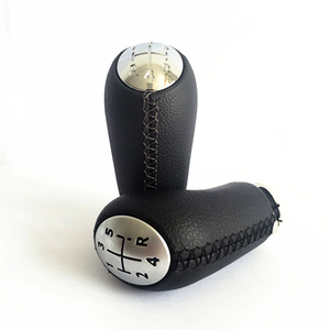 Pommeau de levier de vitesse pour Renault <span class=keywords><strong>Clio</strong></span> Megane Kangoo Twingo Dacia Logan Sandero Duster Leather shifter - Product Image 3