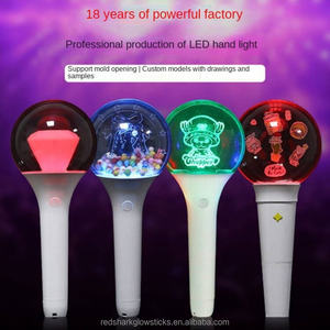 Red Shark High Quality Customized <b>LED</b> <b>Ball</b> Glow Stick Acrylic Material Valentine's Day Graduation Concerts Ramadan Thanksgiving - Product Image 3