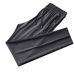 กางเกงลำลองผู้ชายแฟชั่นอินเทรนด์เอวตรงผ้าฝ้าย100% ระบายอากาศน้ำหนักเบาปรับแต่งได้2025 - Product Image 3