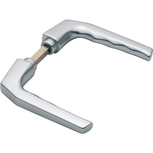 Manija de Puerta HOPPE Frankfurt 117L de Aluminio F1 Sin Rosetas, Eje Cuadrado de 8 mm, Par - Product Image 1