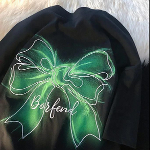 2024 nouveaux vêtements pour femmes couleur unie à manches courtes col en v femmes T-shirt personnalisé imprimé T-shirt blanc - Product Image 5