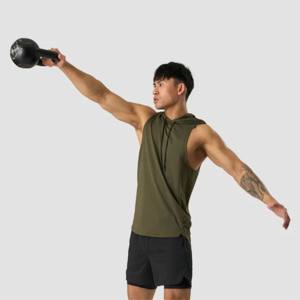 Débardeur à capuche élégant pour hommes-Parfait pour les vêtements décontractés et les activités estivales, disponible en différentes couleurs - Product Image 1