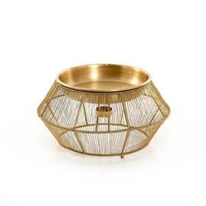 Support métallique à l'aspect moderne avec photophore Support durable de haute qualité pour brûler des plats chauffants dans les fêtes d'hôtel - Product Image 2