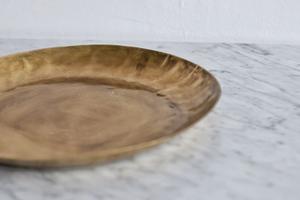 Plateau de service pour hôtels Plateau décoratif de Noël en laiton de forme ovale Plat de service et plateaux en aluminium entièrement faits à la main pour restaurant - Product Image 4