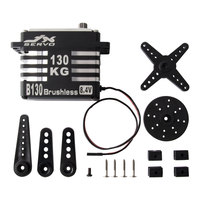 Servomoteur JX B130 130KG 8.4V de haute qualité, entièrement métallique et sans noyau, pièces de rechange pour jouets, applications RC, UAV, robotique et industrielles