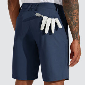 Short de golf athlétique décontracté pour hommes, léger, à séchage rapide, extensible dans les 4 sens, avec logo personnalisé, short d'extérieur pour hommes - Product Image 1