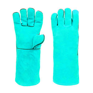 Gants de soudage en cuir de vachette de qualité supérieure, résistants à l'abrasion, pour barbecue, lutte contre les incendies, durables - Product Image 2