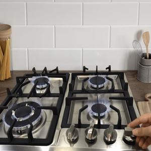 Piano Cottura a Gas da Incasso a 4 Fuochi in Acciaio Inox di Grande Successo, Alimentazione Elettrica, Portatile a <span class=keywords><strong>GPL</strong></span> <span class=keywords><strong>per</strong></span> Elettrodomestici da Cucina - Product Image 5