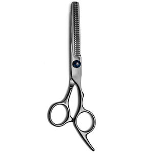 Ciseaux de coupe de cheveux professionnels finition miroir métal acier barbier ciseaux de coiffure 5.5 "cisaillement amincissant avec belle vis - Product Image 6