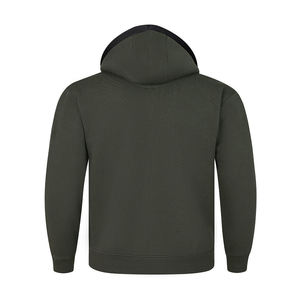 Vente en gros de sweats à capuche à fermeture éclair légers pour hommes fabriqués sur mesure avec impression numérique de style hiver brodé respirant à séchage rapide - Product Image 6
