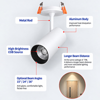 Spot encastré LED moderne 9W-20W, angle réglable, anti-éblouissement, CRI90+, spot de plafond pour intérieur