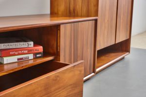 ทีวีไม้สักแบบคลาสสิกเรียบง่ายทันสมัย2ประตู1ลิ้นชักเฟอร์นิเจอร์ห้องนั่งเล่นทำจากไม้สำหรับโรงแรมในบ้านแบบจีนยุโรป - Product Image 4