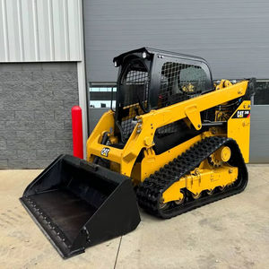 Chargeuse compacte CAT 272D3 d'occasion Chargeur hydraulique sur chenilles pour travaux de construction Chargeur à godet sur roues CAT - Product Image 1