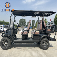 Voiture tout-terrain de luxe 6 places 48V 4KW à prix abordable, idéale pour les plages, les terrains de golf, les parcs