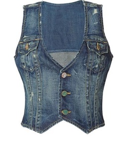 Corset moderne Haut en denim Mode basique Décontracté Chic Moderne Slim-Fit Vintage Charm Light Wash Intemporel Structuré - Product Image 6
