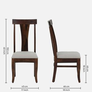 Kentan sheesham ชุดรับประทานอาหาร2ที่นั่งโต๊ะไม้หรูหราและทนทานสำหรับใช้ในบ้าน - Product Image 2