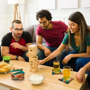 Promotional Tabletop Wood <b>Placemats</b> Coaster Epoxy Resin Decorative Coaster for Drinks - Product Image 4