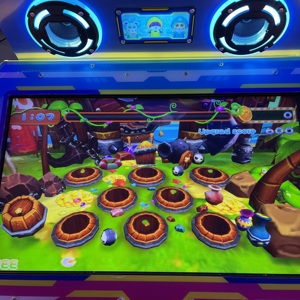 Happy <span class=keywords><strong>Tickle</strong></span> Amster Münz spiel automat für Kinder Indoor Mystery Creative Features Metall USB 1 Jahr für Einkaufs zentren - Product Image 3