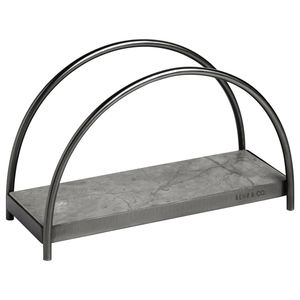 Porte-serviettes en papier de couleur argent, Design papillon pour la cuisine et le dessus de Table, Design moderne, porte-serviettes en aluminium moulé - Product Image 4