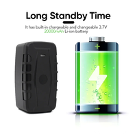 Perangkat Pelacak Kendaraan Sepeda Nirkabel Terbaik 4G GPS Tracker Dengan Daya Tahan Baterai Lama 10000mah Perangkat Pelacak Magnetik