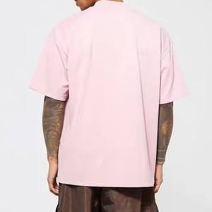 Camiseta de Hombre de Alta Calidad, Estilo Urbano, Hombros Caídos, Corte Regular, Transpirable, de Secado Rápido, Tela de Lona, Colores Personalizables - Product Image 5