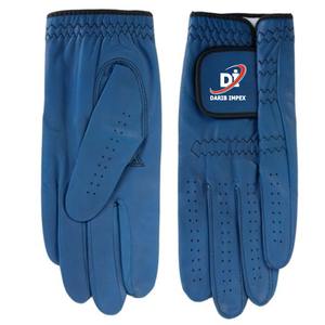 Guante de golf de cuero Cabretta de alta calidad para hombres con manos transpirables, marcador de bola con logotipo personalizado extraíble para deportes - Product Image 3