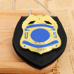 Insignias Metálicas Personalizadas con Escudo de Agencia Gubernamental, Broche 3D en Relieve de Aleación de Zinc para Detectives Privados, Uniformes de Seguridad y Guardias - Product Image 3