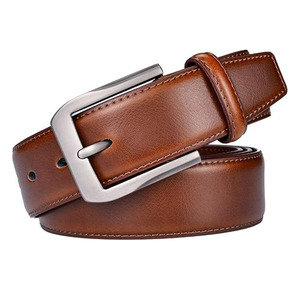 เข็มขัดกว้างหนังแท้คุณภาพสูงสำหรับผู้ชายเข็มขัดแฟชั่นแบบทางการและลำลอง - Product Image 1