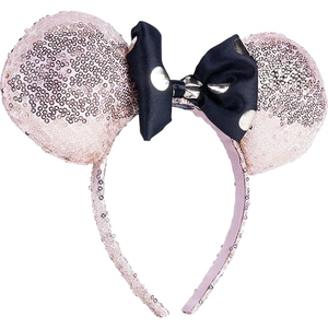 Serre-têtes personnalisables Mickey et Minnie Mouse avec nœud à sequins, prix direct usine (OEM/ODM) - Product Image 2