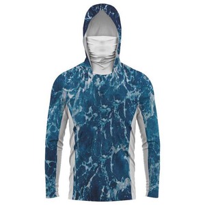 Gran oferta de ropa deportiva de pesca de camuflaje exterior para hombre, chaqueta funcional, sudaderas con capucha de pesca de caza, básicos para hombre, algodón 100% - Product Image 5