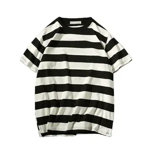 Stripes Shirts Men T Shirt Unisex Hip Hop Sublimation Shirt New Style Ins Retro Hong Kong