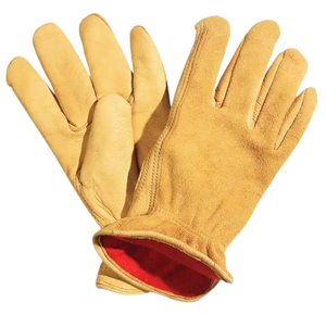 Vente d'usine bonne qualité vache fendue gants de conduite PU résistant aux produits chimiques pour la Protection du travail à usage général ignifuge - Product Image 1