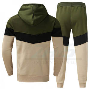 Fabricant personnalisé de survêtement de jogging 100% coton surdimensionné à épaules tombantes lourd 400GSM survêtement unisexe imprimé pour hommes - Product Image 3