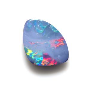 Cabujón doble de ópalo australiano Natural, doblete de ópalo australiano de fuego múltiple, colgante de joyería de alta calidad 21X16X3MM - Product Image 2