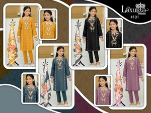 New Latest Premium Silk <b>Women's</b> Embroidery Handwork Sleeve Pant Heavy Digital Print Duptta <b>Kurta</b>/Kurti Dhwaja Export - Product Image 2