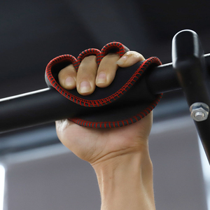 Rabixo Sports - Guantes de Gimnasio Antideslizantes para Levantamiento de Pesas, con Almohadilla Protectora para la Palma y Soporte para Muñeca, Agarre de Goma Natural - Product Image 4