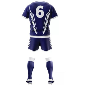 Uniforme de Rugby Sublimado, Ropa de Fútbol Personalizada de Poliéster 100%, Transpirable, Secado Rápido y Duradero, Absorbe La Humedad - Product Image 2