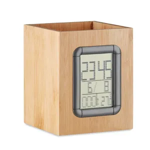 Porte-stylo en bambou de Manille durable pour l'organisation du bureau et des tiroirs - Product Image 1
