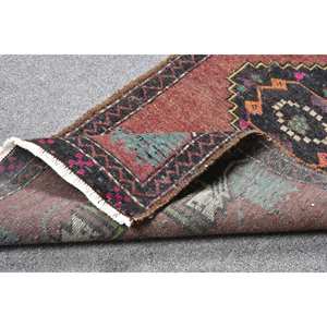 Tapis turc de 16x39 pieds, tapis patchwork tissé plat rouge et beige, décorations de salon, laine PP, support en latex - Product Image 4