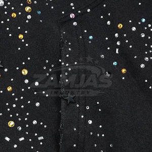 Prix bas, service OEM, vêtements pour hommes, sweat-shirts à strass grande taille, design personnalisé, sweat-shirts à strass pour hommes - Product Image 4