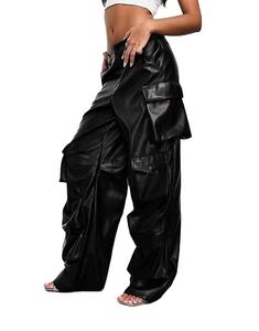 Pantalones deportivos informales para mujer, pantalones para correr, pantalones para correr, dos bolsillos, cintura elástica, pantalones de chándal para mujer, estilo Cargo, diseño 2025 - Product Image 1